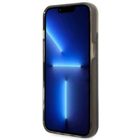 Guess GUHCP14MLFCTPK iPhone 14 Plus 6.7 "juodas/juodas kietas dėklas Liquid Glitter Palm Collection