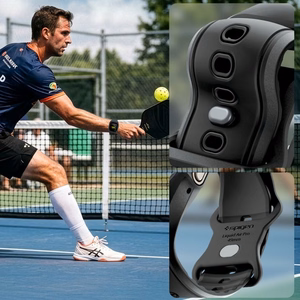 Spigen Liquid Air Pro dėklas su dirželiu ir 9H grūdintas stiklas Apple Watch Ultra 49 mm, juodi