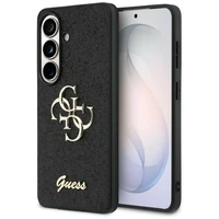 Guess case Fixed Glitter Big 4G Metal Logo for Samsung Galaxy S26 black