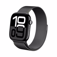 Crong Milano Steel - Stainless Steel dirželis Apple Watch 38/40/41/42 mm (Graphite)