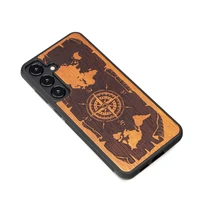 Bewood case for Samsung Galaxy S24 Plus Compass Merbau