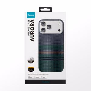 Benks Magnetic Armor Pro Aurora 600D kevlaro dėklas (C.K.FL.AP.SR.A072), skirtas iPhone 18 Pro / 17 Pro, su kameros valdymo mygtuku