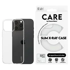 CARE by PanzerGlass X-Ray Soft Basic Dėklas iPhone 16 Pro Max 6.9 - skaidrus