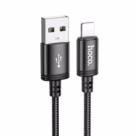 Kabelis USB A į Lightning Hoco 2,4A 2 m X89 juodas