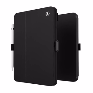 Speck Balance Folio atverčiamas dėklas, skirtas iPad 11" (2025) / 10.9" (2022), su Microban antimikrobine apsauga ir magnetine atrama, juodas