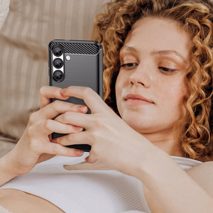 Anglies dėklas lankstus silikonas Nothing Phone (3a) - juodas