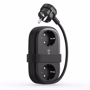 Orico AP3 20W GaN 5in1 maitinimo blokas 2x AC + 2x USB-A + 1x USB-C - juodas