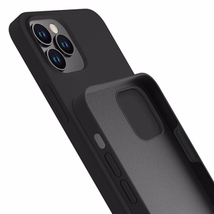 3mk silikoninis dėklas iPhone 12 Pro Max - juodas