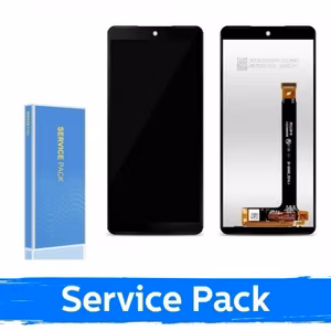 Ekranas skirtas Samsung G525 Xcover 5 juodas (Service Pack / Aftermarket)(NF version)