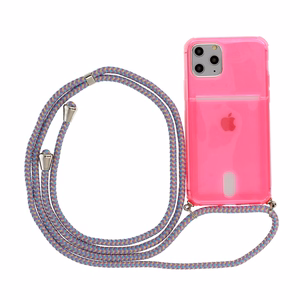 DIRŽELIS Fluo dėklas Iphone 12 Mini Rožinis