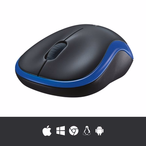 Belaidė pelė "Logitech" 2,4G 1000 dpi M185 mėlyna