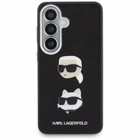 Karl Lagerfeld dėklas Saffiano Double Heads Metal Samsung Galaxy S26 Plus juodas