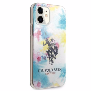 US Polo USHCP12SPCUSML iPhone 12 mini 5,4" dėklas telefonui - įvairiaspalvis Tie & Dye Collection
