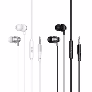 Laidinės ausinės su mikrofonu, Jack 3,5 mm, Hoco M119, sidabrinės