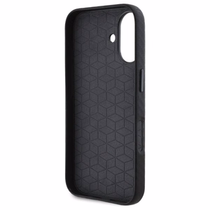 BMW Carbon Wrapped Metal Dėklas telefonui Apple iPhone 16 - juodas