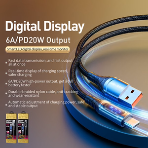 WEKOME WDC-167 Sakin Series USB-C–Lightning įkrovimo ir duomenų laidas, 1 m, PD 20 W, „Tarnish“ spalvos