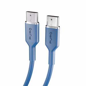 Puro ICON USB-C - USB-C laidas 1.5m - mėlynas