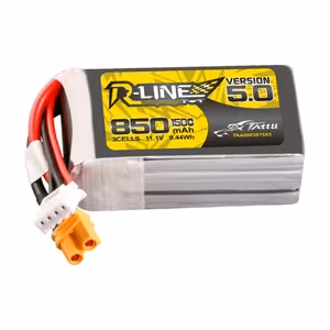 „Tattu R-Line“ versija 5.0, 850 mAh, 3S, 11,1 V, 150C, XT30U-F