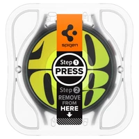 Spigen Glas.tR EZ Fit grūdintas stiklas laikrodžiui Samsung Galaxy Watch 7 (44 mm) - 2 vnt.