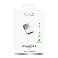 Puro USB-C - USB-A adapteris - Baltas