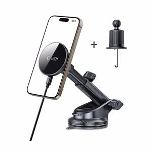 Tech-Protect mm15W-V10 magnetinis MagSafe automobilio laikiklis prietaisų skydeliui/stiklui/ventiliacijai juodas