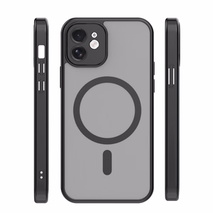 Mag Matt dėklas iPhone 12 6,1" juodas