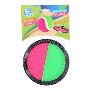 Eddy Toys Super Grip 2 dalių kamuoliuko gaudymo rinkinys su lipniu gaudymo disku