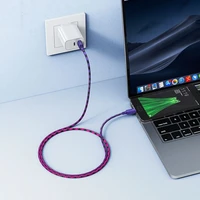 Kabelis USB A į Micro USB Hoco 2,4A 1 m X116 gradientinė violetinė