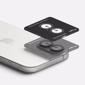Ringke Kameros rėmelio apsauga 2-jų vienetų iPhone 16 / 16 Plus - juodas