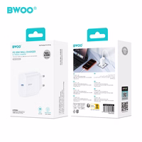 BWOO wall įkroviklis CDA233 PD 20W 1x USB-C baltas