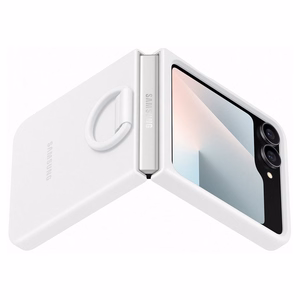 Samsung Silikoninis dėklas telefonui Samsung Galaxy Z Flip7 FE - baltas