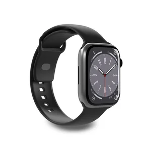 Puro Icon silikoninis dirželis Apple Watch 42/44/45/49 mm - juodas (2 vnt.)