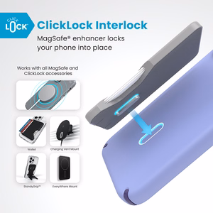 Speck Presidio2 Pro dėklas su MagSafe ir ClickLock, skirtas iPhone 16 Plus, „Future Lavender/Cassis Purple“