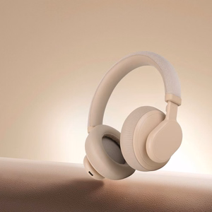 FORCELL F-AUDIO Touch Beat belaidės ausinės bluetooth ANC smėlinės