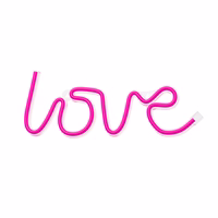 Neon LED Light LOVE rožinis Bat + USB FLNE05 Forever Light