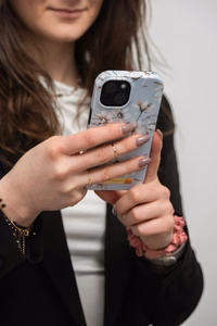FORCELL F-PROTECT Mirage dėklas telefonui suderinamas su MagSafe IPHONE 15 Plus pavasario gėlės