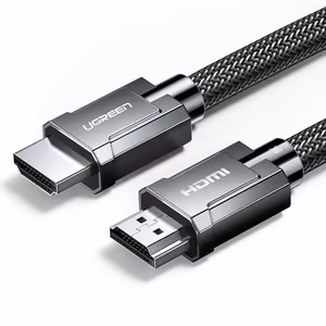 Ugreen HDMI 2.1 laidas 8K 60 Hz / 4K 120 Hz 3D 48 Gbps HDR VRR QMS ALLM eARC QFT 2 m pilkas (HD135 70321)