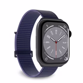 Puro Sport nailoninis dirželis Apple Watch 42 / 44 / 45 / 49 mm – mėlynos spalvos