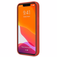 Ferrari FESSIHCP13SRE iPhone 13 mini 5.4" kietas silikoninis dėklas raudonas/raudonas