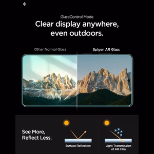 Spigen Glas.tR EZ Fit Pro AC Anti Reflection grūdintas stiklas 2 vnt. skirta Samsung Galaxy S26