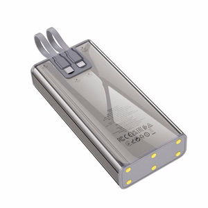 Išorinė baterija Power Bank Hoco J104A Discovery Edition 22.5W 20000mAh pilka