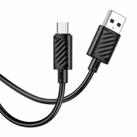 Kabelis USB A į Micro USB Hoco 2,4A 2 m X88 juodas