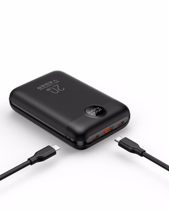 Išorinė baterija Veger S20 (W2081) PD QC3.0 2A 22,5W 20000 mAh juoda