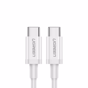 Ugreen US264 60518 USB-C / USB-C PD QC AFC laidas 1m - baltas