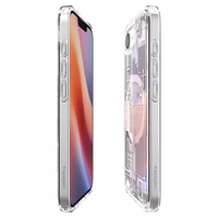 Spigen Ultra Hybrid Magnetinis dėklas telefonui iPhone 16e Zero One - baltas