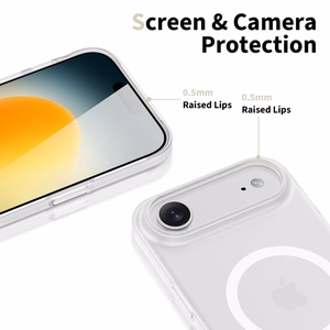 Tech-Protect MagFlex Magnetinis dėklas telefonui iPhone 17 Air - Skaidrus matinis