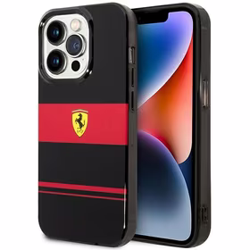 Ferrari FEHMP14XUCOK iPhone 14 Pro Max 6.7" juodas/juodas kietas dėklas IMD Combi Magsafe