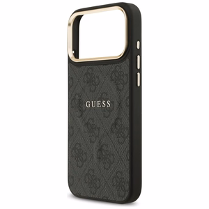 GUESS dėklas telefonui (m) IPHONE 17 Pro Max suderinamas su MagSafe PU 4G W/ Classic - juodas