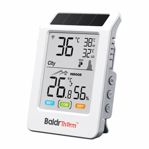 BALDRTHERM HCS596WB Solar-Powered Wi-Fi Thermohygrometer