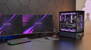 Mars Gaming MCLCDPRO kompiuterio korpusas „Midi Tower“ Juoda